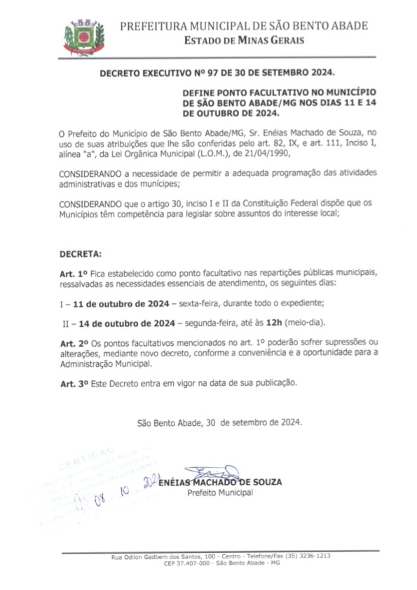 decreto 097 2024