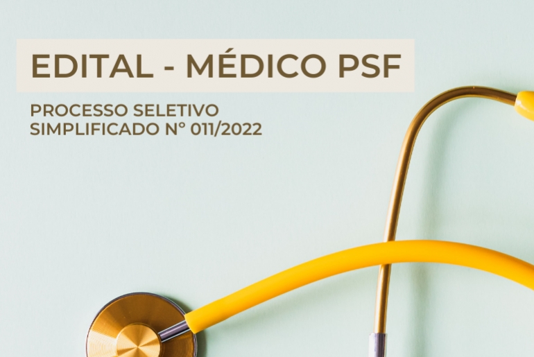 Edital - Médico PSF