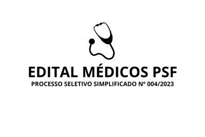 PSS 004/2023 - Médicos PSF