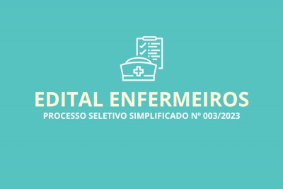 PSS 003/2023 - Enfermeiros