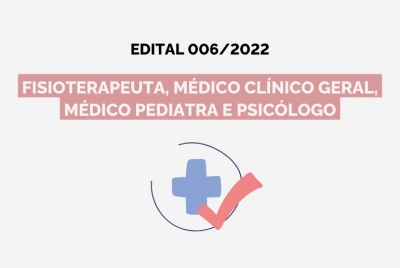 Edital 006/2022 - Saúde