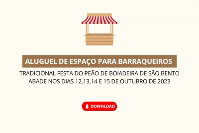 Termo de Referência - Aluguel de Barracas